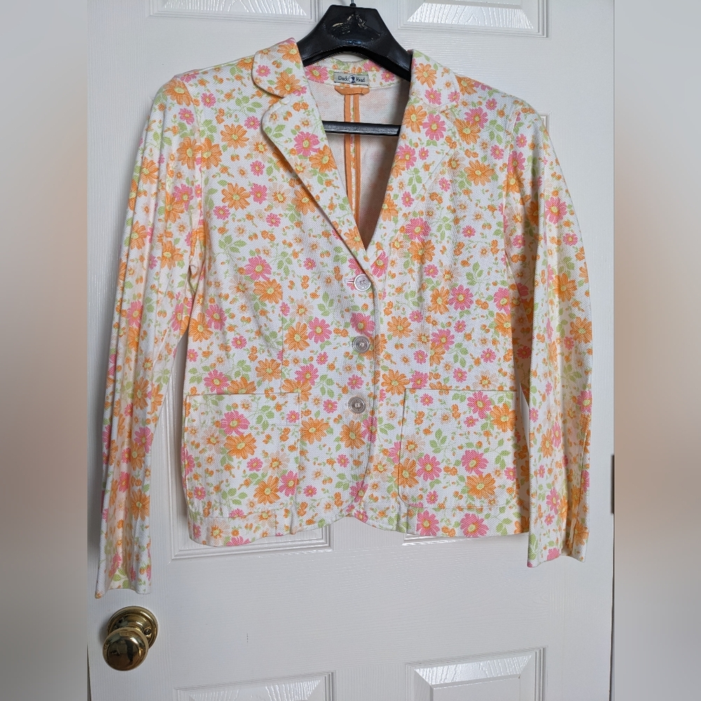Daisy Prints Duck Head blazer